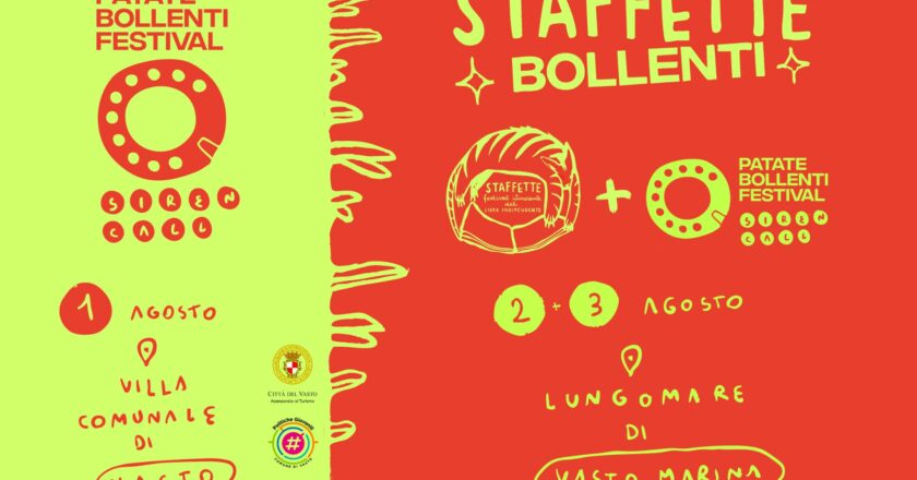 Dal 1 al 3 agosto a Vasto patate bollenti e staffette per un Festival ricco di novità