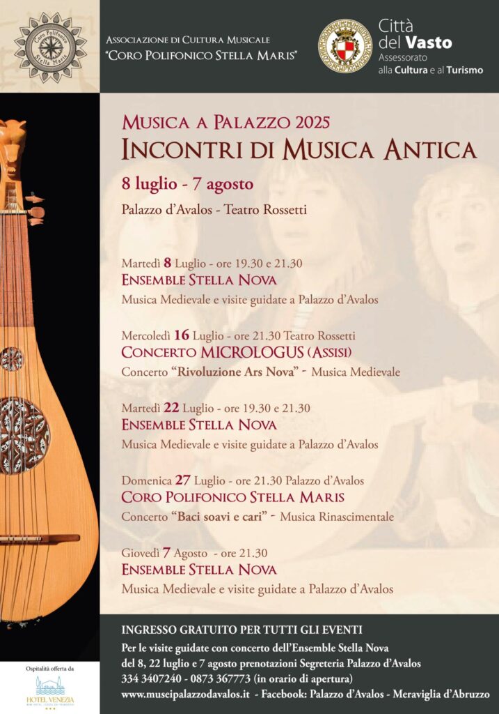 “Musica a Palazzo”, al Teatro Rossetti si parte l’8 luglio con concerti e visite guidate