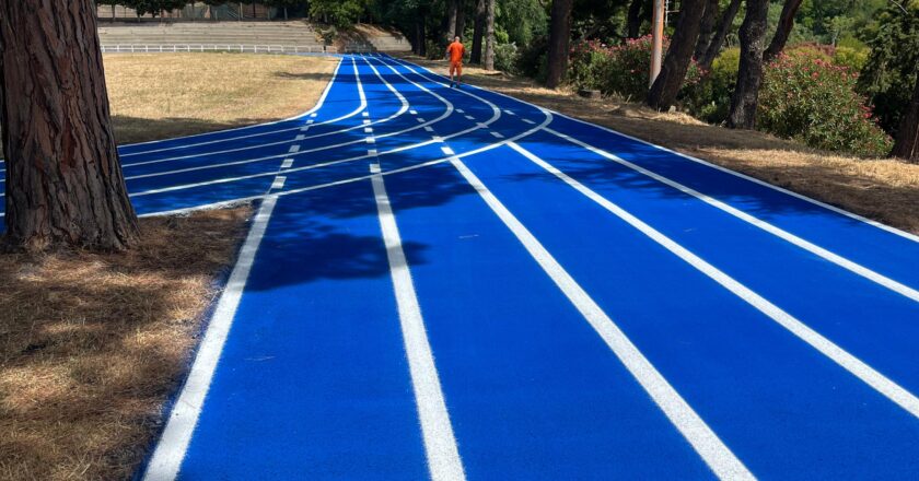 Vasto, riqualificata la pista di atletica del Parco Muro delle Lame