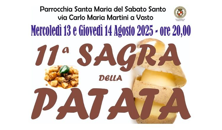 A Vasto torna la Sagra della Patata