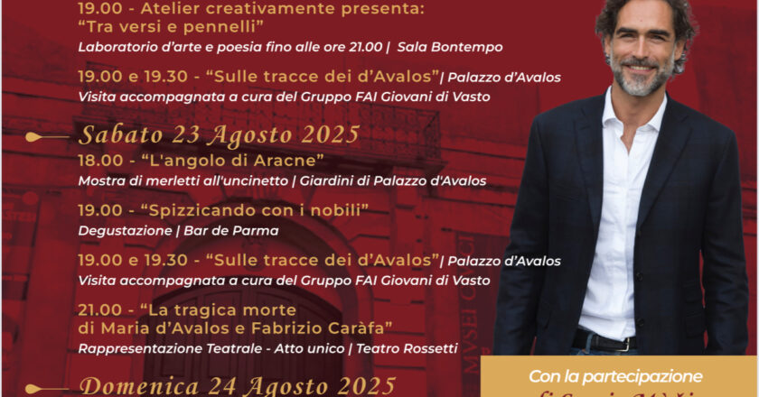 Toson d’Oro 2025, tante le iniziative in programma: il 24 agosto il corteo in centro con l’attore spagnolo Sergio Múñiz nei panni del Principe Colonna