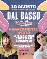 Per il Dal Basso Festival il 10 agosto deroga alla musica