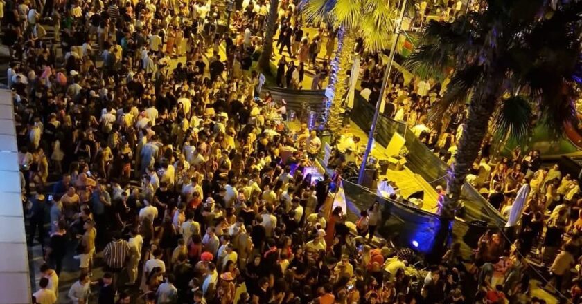Notte Rosa, Pulchra al lavoro per ore dopo la festa