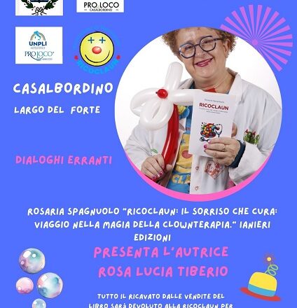 Casalbordino, questa sera la presentazione del libro “Ricoclaun: il sorriso che cura”