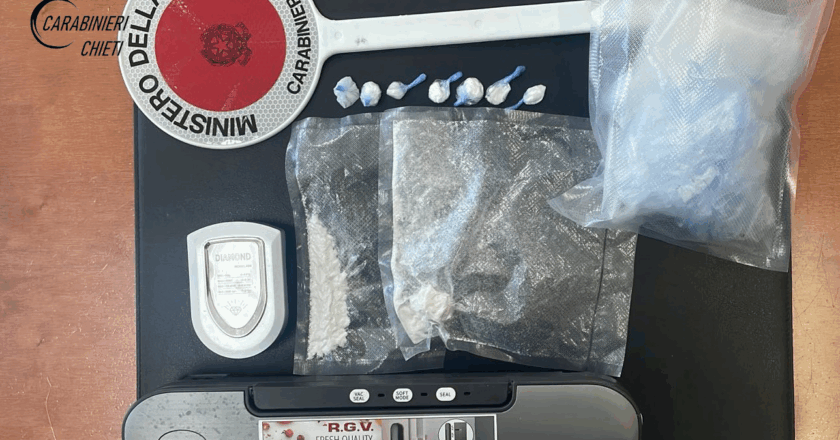 I carabinieri di Lanciano smantellano un traffico di cocaina dal Brasile