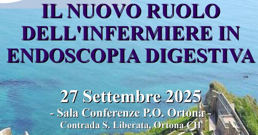Il nuovo ruolo dell’infermiere in Endoscopia digestiva, il 27 settembre a Ortona il corso di formazione
