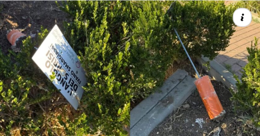 Vasto, indignazione per la distruzione della targa in  memoria di Ivano Smargiassi