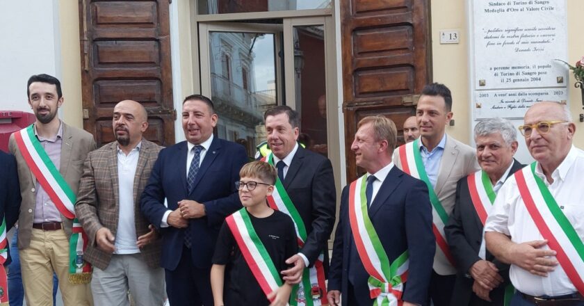Torino di Sangro, inaugurato il teatro intitolato all’ex sindaco
