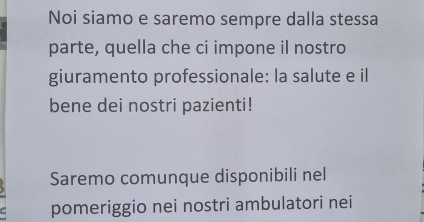 La Casa del Popolo La Conviviale esprime solidarietà e vicinanza ai medici di Corso Umberto I di San Salvo