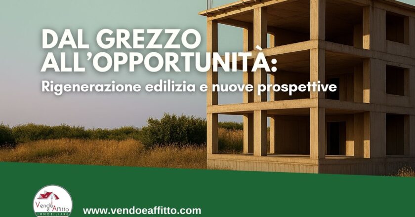 Nella nostra zona c’è un problema immobiliare diffuso, Vendo E Affitto e GM Costruzioni insieme per una possibile soluzione