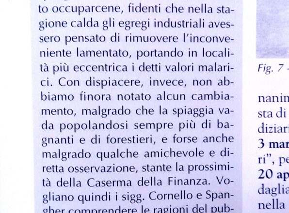 Fosso Marino, si parlava di inquinamento già nel 1903!!!