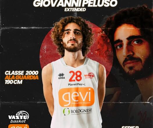 Giovanni Peluso e la Vasto Basket, l’avventura continua