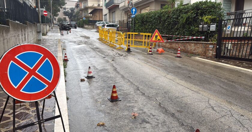 Vasto, due piccole voragini in Via Giulio Cesare e Via Madonna dell’Asilo