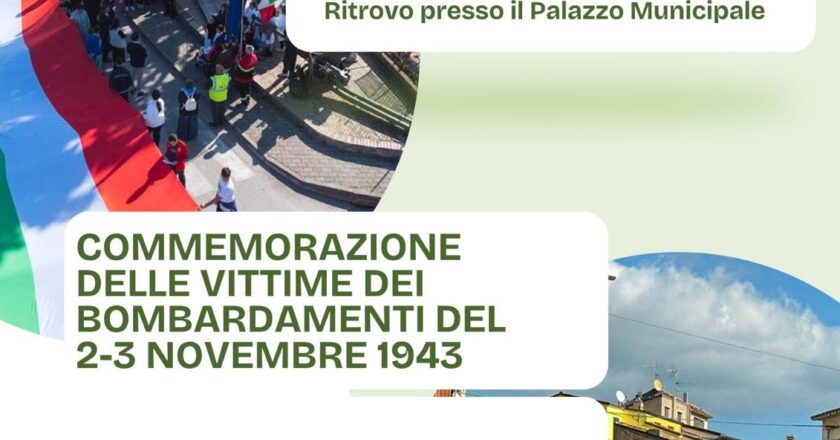 Cupello, il 2 e il 3 novembre il ricordo delle vittime dei bombardamenti