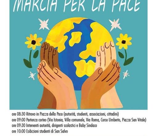 Il 10 ottobre a San Salvo la Marcia della Pace: “Uniti per costruire un futuro di pace”