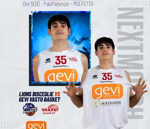 Vasto Basket in viaggio verso Bisceglie per calare il tris