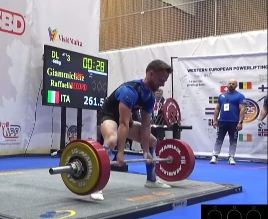 Il vastese Raffaello Gianmichele campione europeo di powerlifting