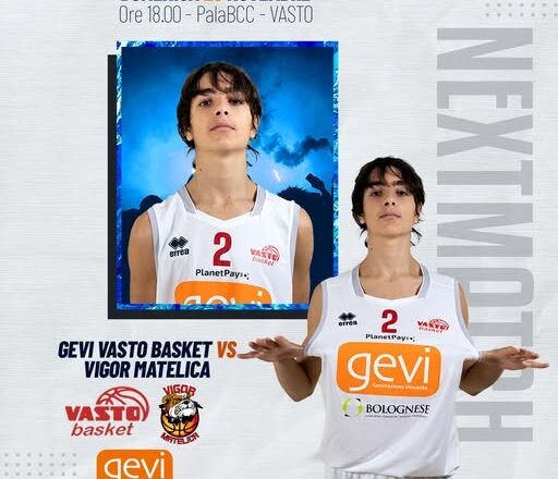 Vasto Basket contro Matelica: al PalaBCC arriva una corazzata