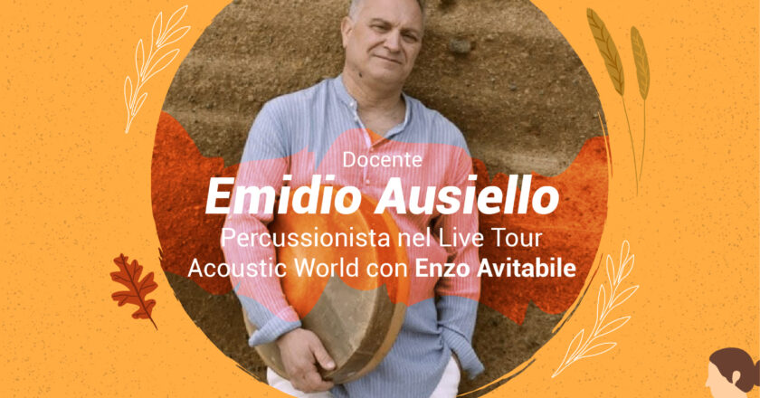 Sabato 22 novembre a San Salvo il primo appuntamento con il corso di tamburello del Maestro Emidio Ausiello