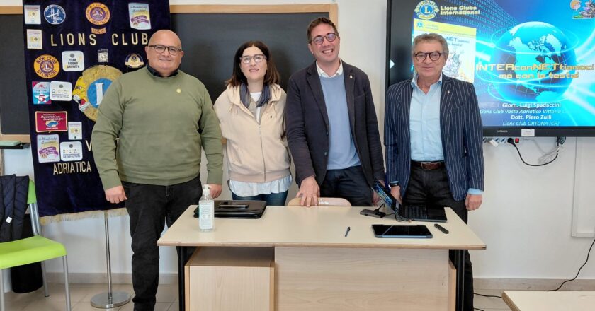 A Cupello il service Interconnettiamoci promosso dal Lions Club Vasto Adriatica Vittoria Colonna