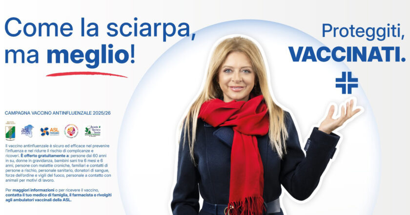 Vaccini contro l’influenza, la prevenzione corre su due binari. Sabato 29 novembre 2025 open day a Ortona e seduta dedicata al personale sanitario a Chieti