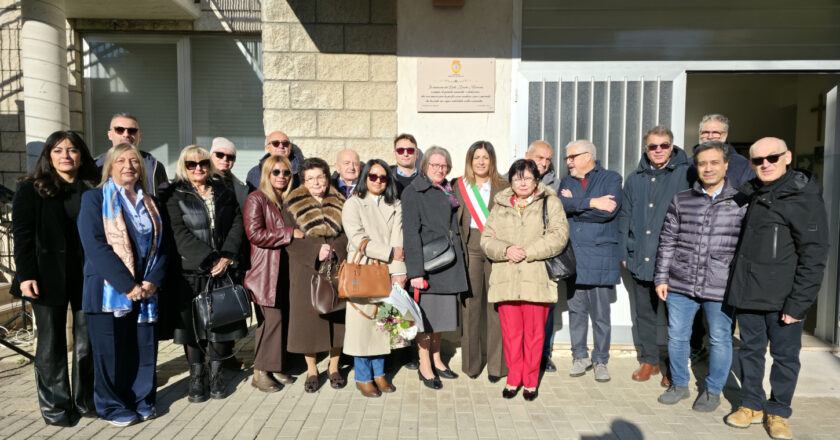 Montenero, intitolata al dottor Nicola Morrone la sede delle associazioni nell’ex edificio scolastico di “Colle della Speranza”