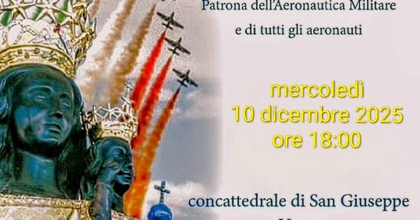 Il 10 dicembre si rinnova a Vasto la commemorazione della Madonna di Loreto Patrona dell’Aeronautica