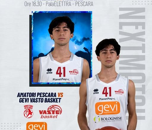 La Vasto Basket a Pescara: è il momento di reagire