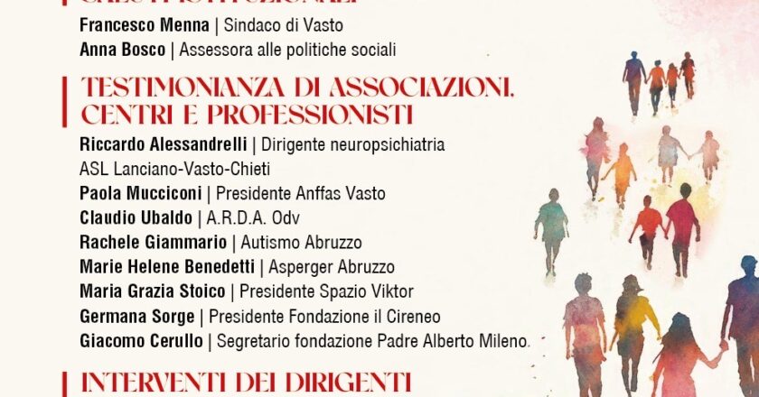 Vasto, domenica la tavola rotonda dal titolo “Voci che contano: la persona oltre la disabilità”