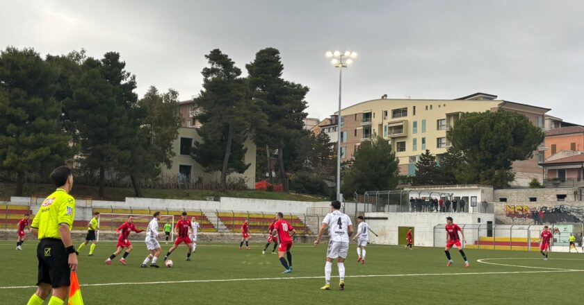 Eccellenza, i risultati delle diciottesima giornata. Bene la Virtus Cupello, solo pari per il San Salvo. Bacigalupo ancora ko