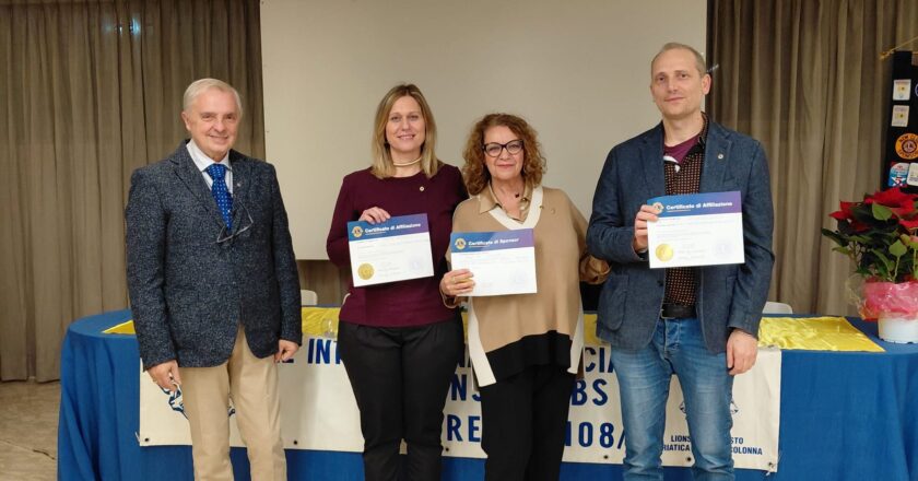 Lions Vasto Vittoria Colonna, una festa degli auguri di servizio e di prospettiva