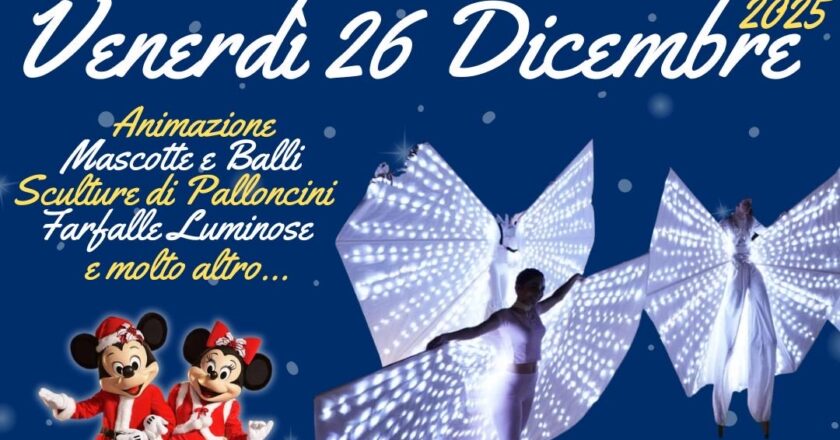 Cupello, oggi spettacolo itinerante con animazione, mascotte e balli, sculture di palloncini, farfalle luminose…e tante altre sorprese!