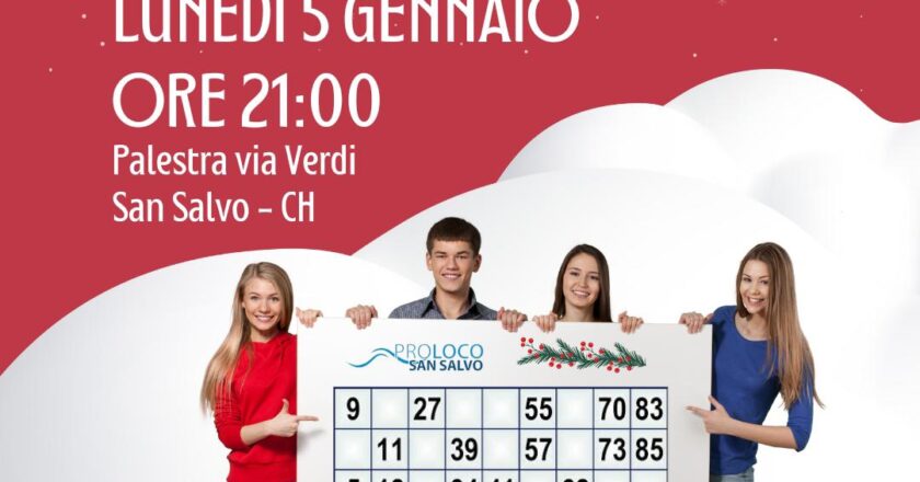 Torna la Tombola Umana della Pro Loco San Salvo, oggi la 6ª edizione
