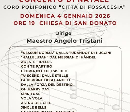 Fossacesia celebra la nascita del suo Coro Polifonico