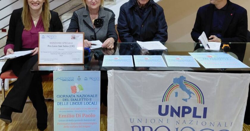 La Pro Loco San Salvo celebra la Giornata Nazionale del Dialetto e delle Lingue Locali