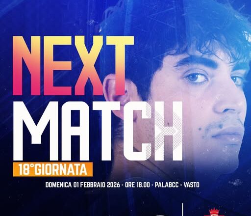 La Vasto Basket torna sul parquet del PalaBCC: sfida con la Pallacanestro Jesi