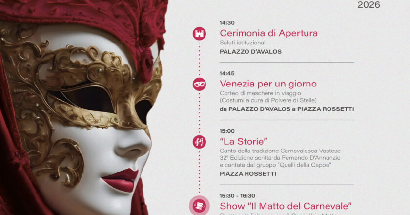 Corteo mascherato, canti e iniziative per il Carnevale a Vasto