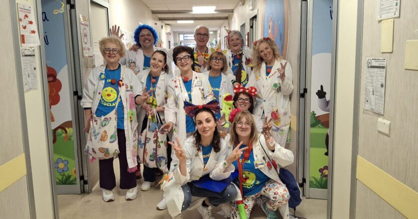 Vasto, Carnevale in ospedale con la Ricoclaun