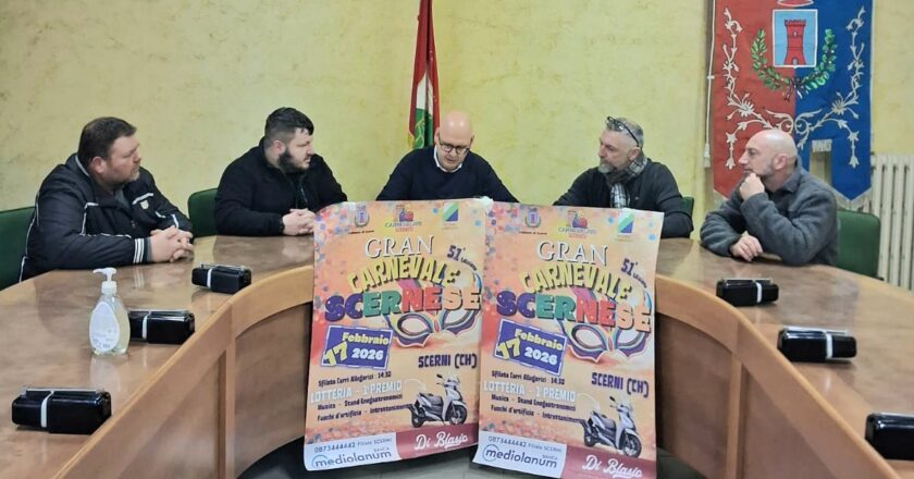 Scerni si colora per la 51ª edizione del Gran Carnevale: Tradizione, Carri Allegorici e Grande Festa