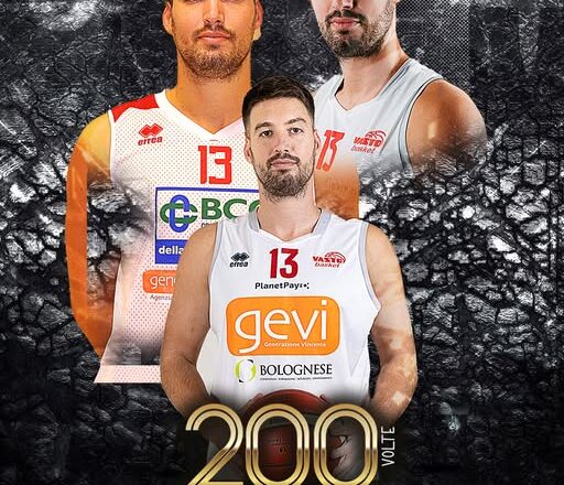 Vasto Basket nel segno di Goran con 200 presenze in biancorosso: appuntamento a stasera a PalaBCC