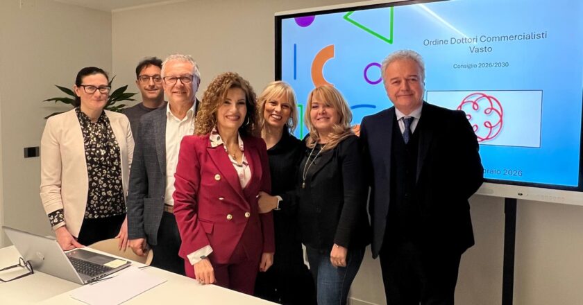 Si è insediato il nuovo Consiglio dell’Ordine dei Dottori Commercialisti e degli Esperti Contabili di Vasto per il mandato 2026–2030