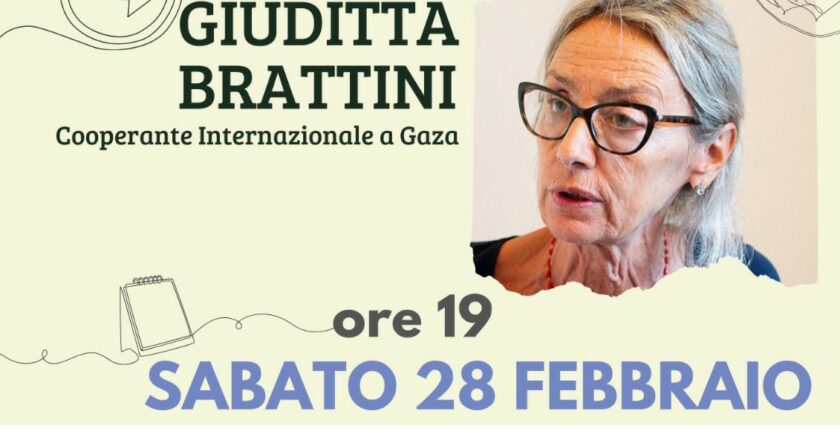 A Vasto un incontro per parlare della pace, appuntamento sabato nella Chiesa Santa Maria Maggiore per ascoltare la cooperante internazionale a Gaza Giuditta Brattini