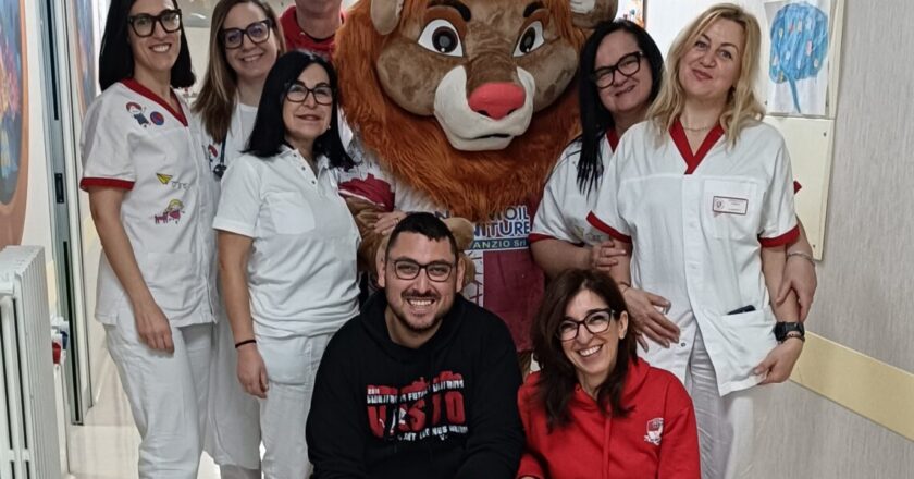 Una bella sorpresa per i piccoli pazienti del reparto di Pediatria dell’ospedale di Vasto