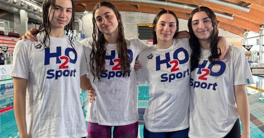 H2O Sport, ai regionali di categoria arrivano soddisfazioni anche dagli Assoluti. La staffetta 4 x100 mista cadette si qualifica agli italiani