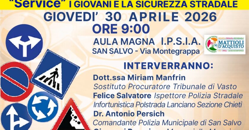 Sicurezza stradale e consapevolezza: il Lions Club San Salvo incontra gli studenti