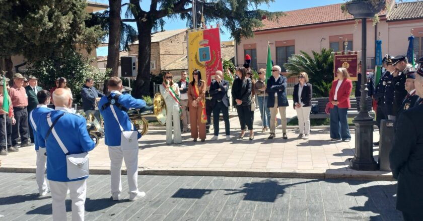 San Salvo e la cerimonia commemorativa in occasione dell’81° Anniversario della Festa della Liberazione