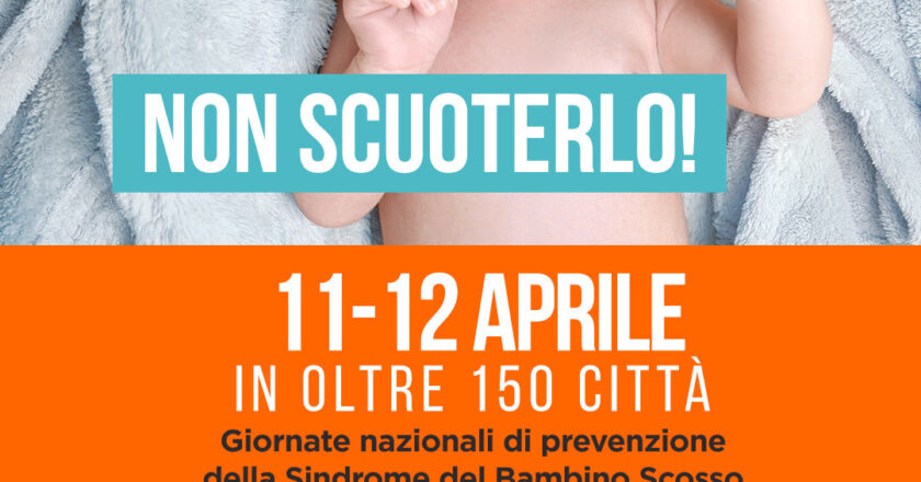 Non scuoterlo: sabato 11 e domenica 12 aprile 2026 tre info point della Asl Lanciano Vasto Chieti per la campagna contro la sindrome del bambino scosso