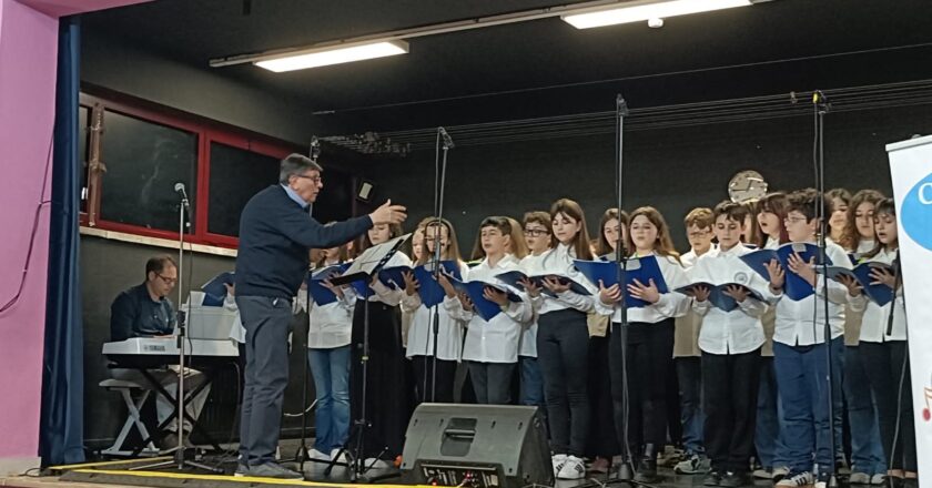 La soddisfazione del Coro Polifonico di Voci Bianche della Scuola Secondaria di Primo Grado “R. Paolucci”
