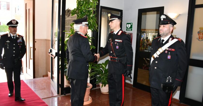 La visita del Generale di Corpo d’Armata, il vastese Massimo Masciulli, al Comando Legione dei Carabinieri “Abruzzo e Molise”