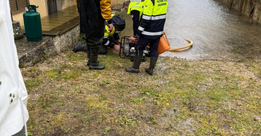 Volontari di Protezione Civile, Forze dell’Ordine e Vigili del Fuoco in prima linea in questi giorni di emergenza